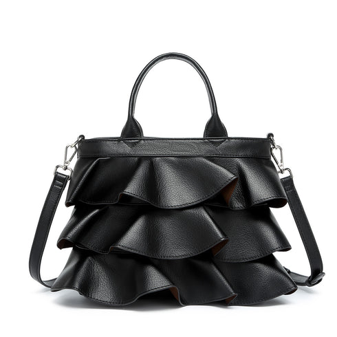 【雑誌掲載・ショップチャンネルOA商品】2WAYフリルハンドバッグ 12-1162